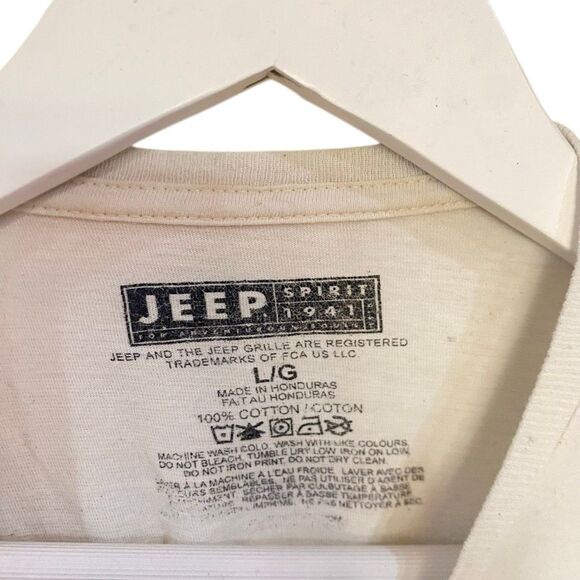 Jeep Spirit 1941 short sleeve graphic tshirt distressed large - Picture 4 of 4